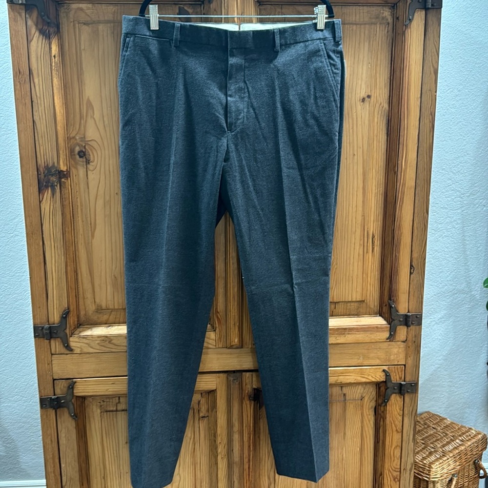 NWT Brooks Brothers Grey Slacks W38/L32 Cotton Blend
